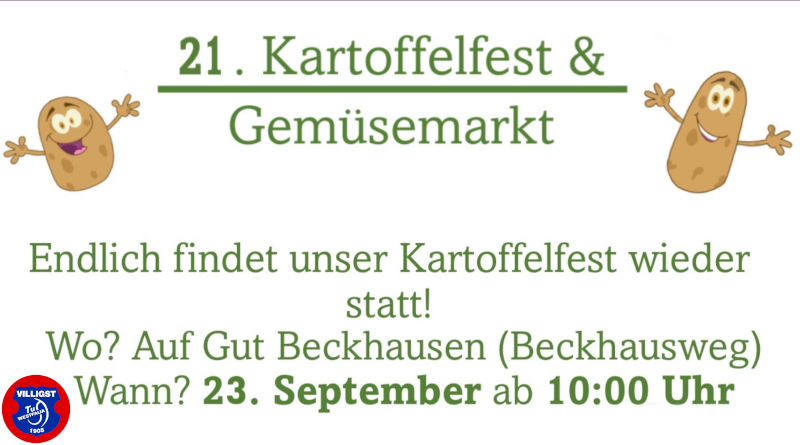 21. Kartoffelfest auf Gut Beckhausen